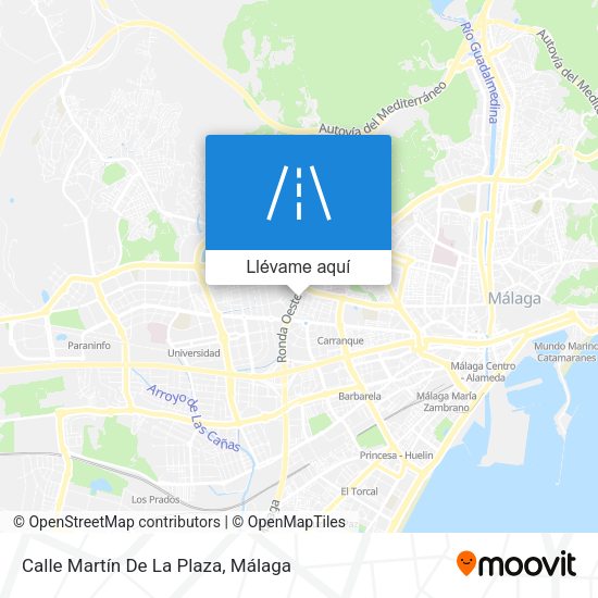 Mapa Calle Martín De La Plaza