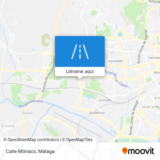 Mapa Calle Mónaco