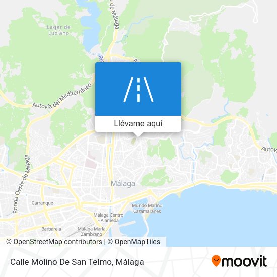 Mapa Calle Molino De San Telmo
