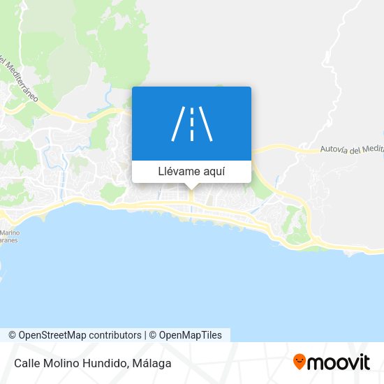 Mapa Calle Molino Hundido