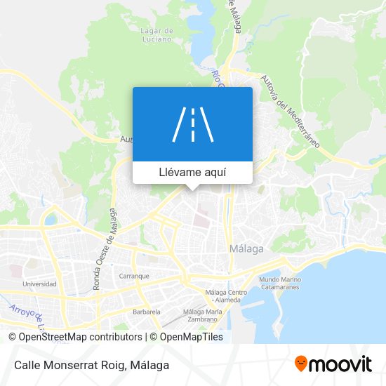 Mapa Calle Monserrat Roig