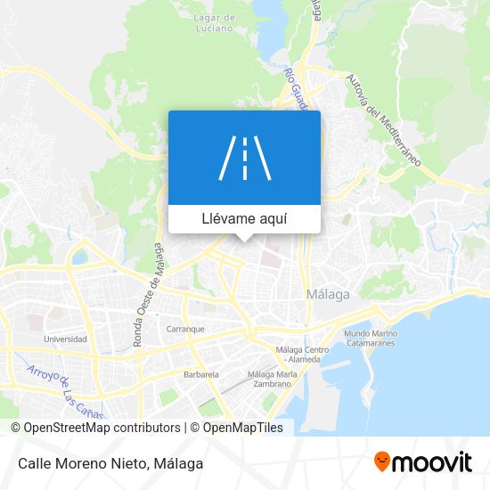 Mapa Calle Moreno Nieto
