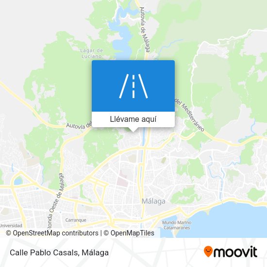 Mapa Calle Pablo Casals