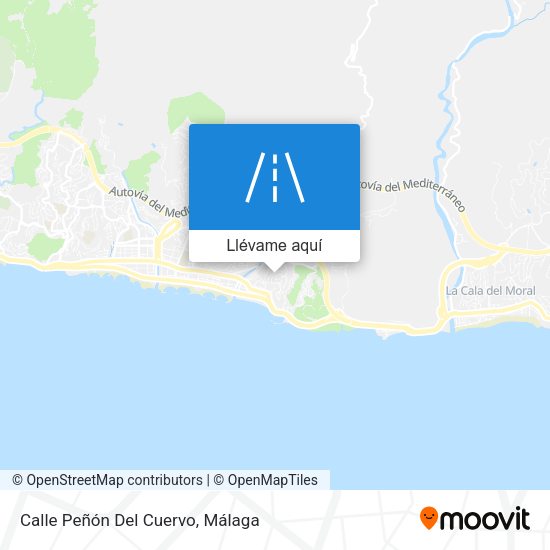 Mapa Calle Peñón Del Cuervo