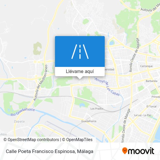 Mapa Calle Poeta Francisco Espinosa