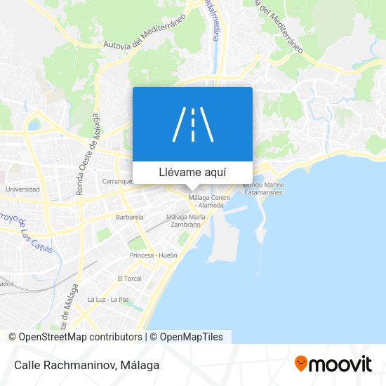 Mapa Calle Rachmaninov