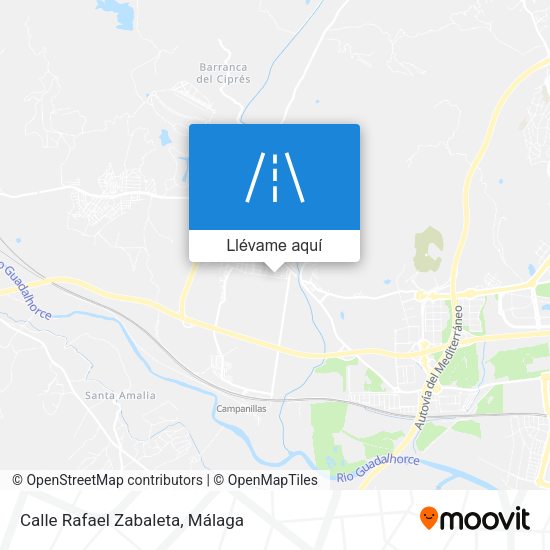 Mapa Calle Rafael Zabaleta