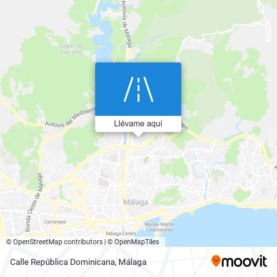 Mapa Calle República Dominicana