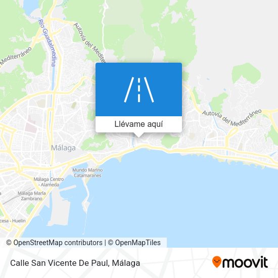 Mapa Calle San Vicente De Paul