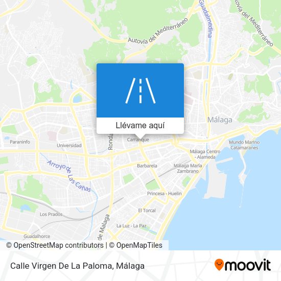 Mapa Calle Virgen De La Paloma