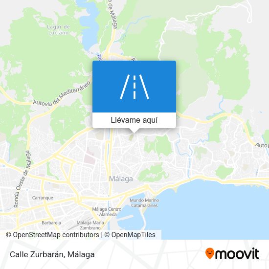 Mapa Calle Zurbarán
