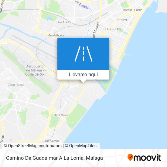 Mapa Camino De Guadalmar A La Loma