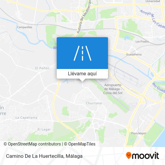Mapa Camino De La Huertecilla