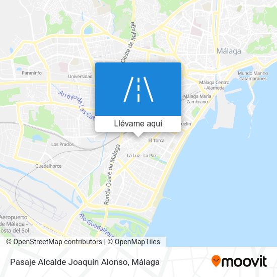 Mapa Pasaje Alcalde Joaquín Alonso