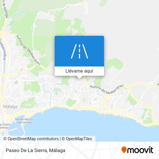 Mapa Paseo De La Sierra