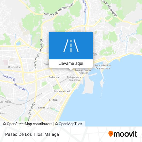 Mapa Paseo De Los Tilos