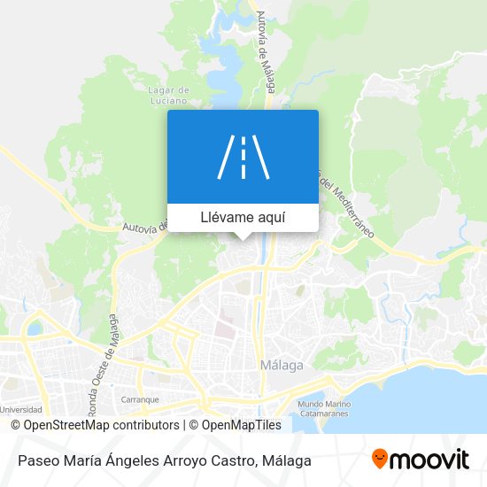 Mapa Paseo María Ángeles Arroyo Castro