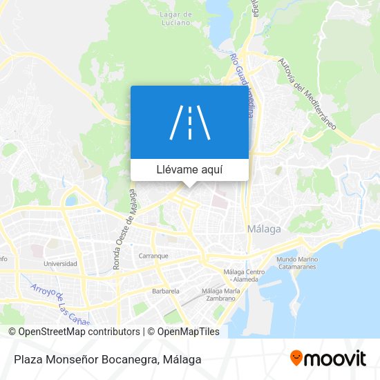 Mapa Plaza Monseñor Bocanegra