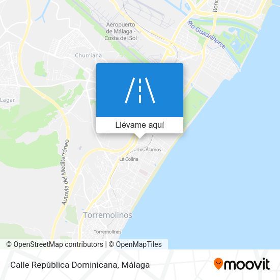 Mapa Calle República Dominicana