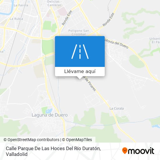 Mapa Calle Parque De Las Hoces Del Río Duratón