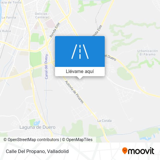 Mapa Calle Del Propano