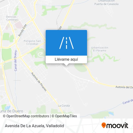 Mapa Avenida De La Azuela
