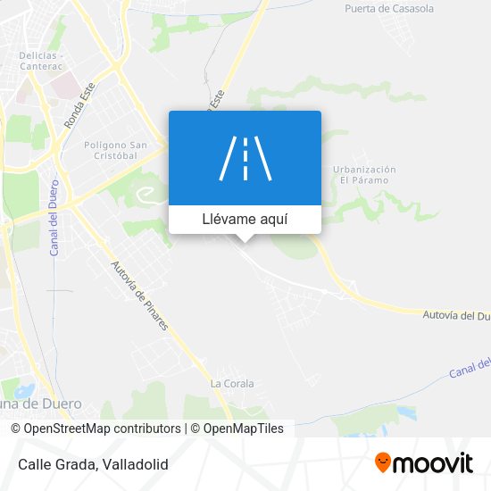 Mapa Calle Grada