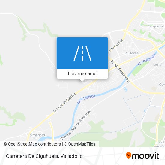 Mapa Carretera De Ciguñuela