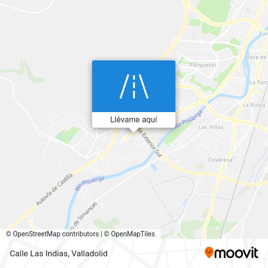 Mapa Calle Las Indias
