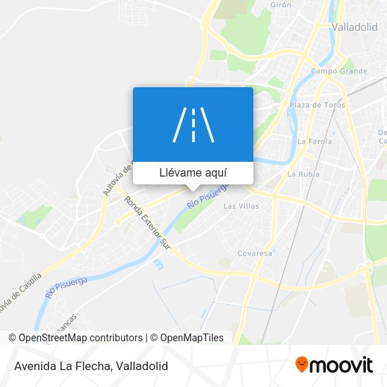 Mapa Avenida La Flecha