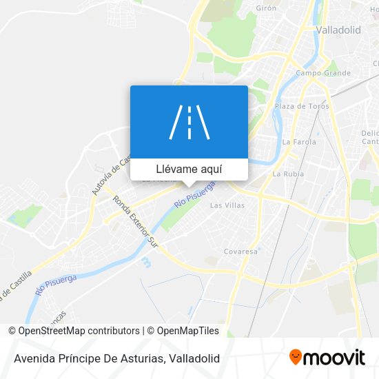 Mapa Avenida Príncipe De Asturias