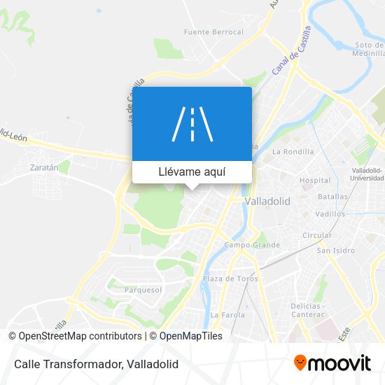 Mapa Calle Transformador
