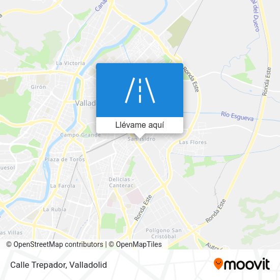 Mapa Calle Trepador