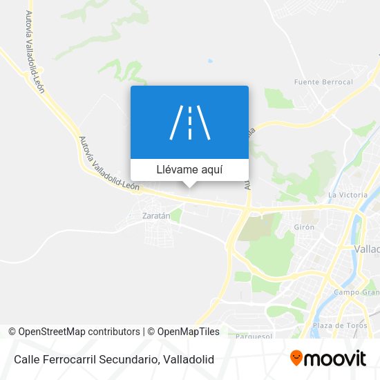 Mapa Calle Ferrocarril Secundario