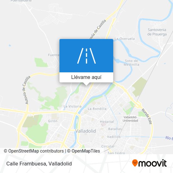 Mapa Calle Frambuesa