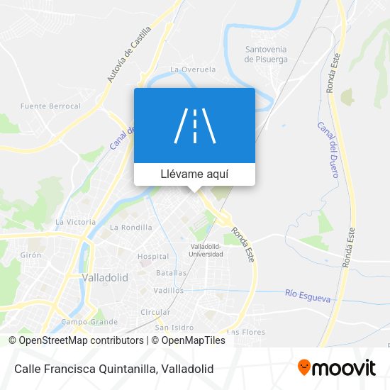 Mapa Calle Francisca Quintanilla