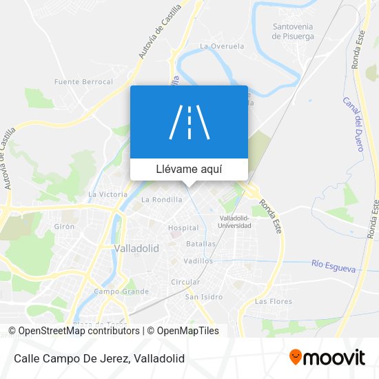 Mapa Calle Campo De Jerez