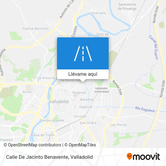 Mapa Calle De Jacinto Benavente