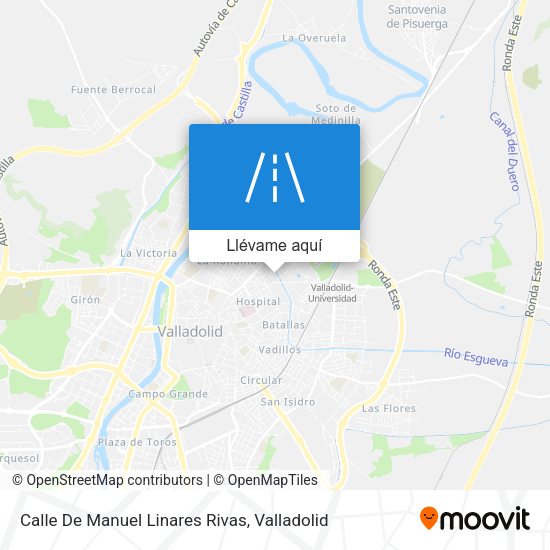 Mapa Calle De Manuel Linares Rivas