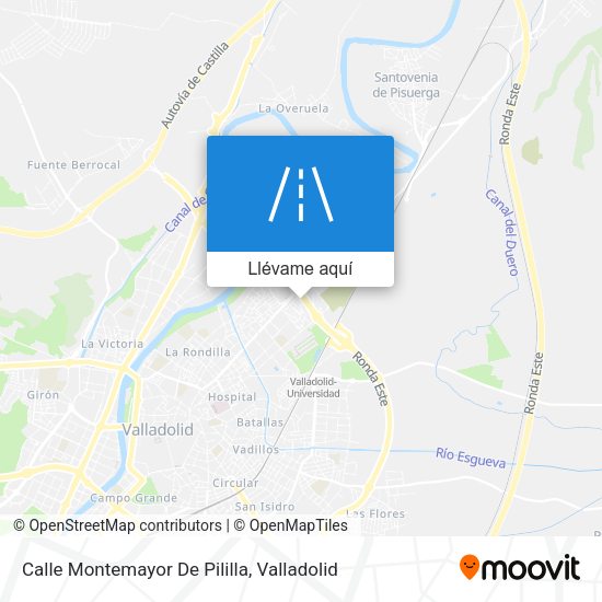 Mapa Calle Montemayor De Pililla