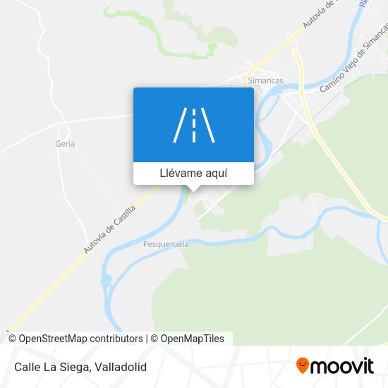 Mapa Calle La Siega