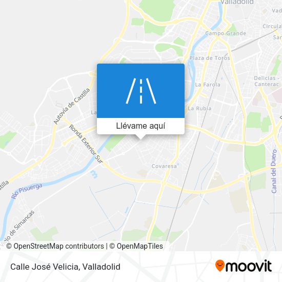 Mapa Calle José Velicia