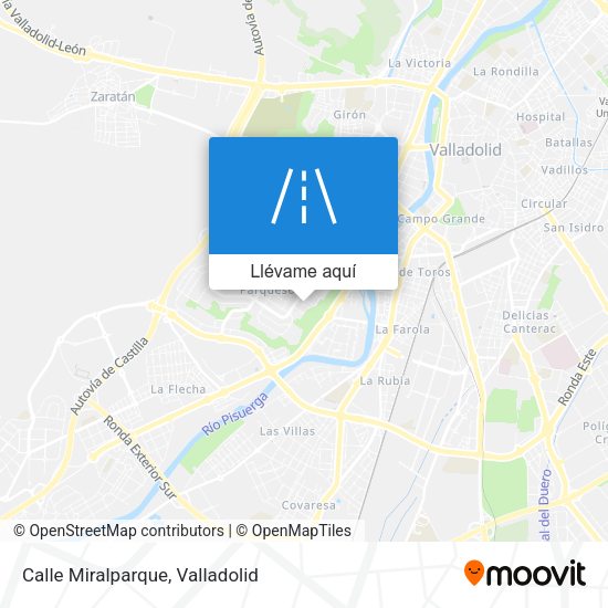 Mapa Calle Miralparque