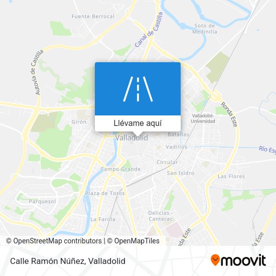 Mapa Calle Ramón Núñez