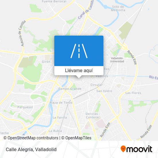 Mapa Calle Alegría