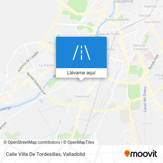 Mapa Calle Villa De Tordesillas