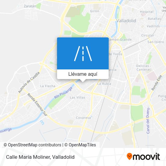 Mapa Calle María Moliner