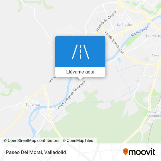 Mapa Paseo Del Moral