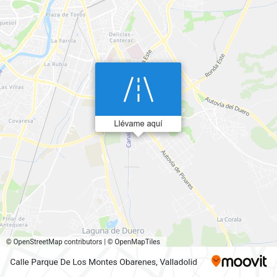 Mapa Calle Parque De Los Montes Obarenes