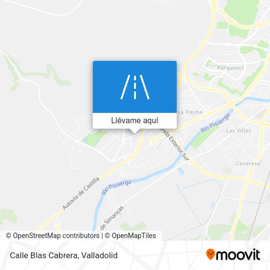 Mapa Calle Blas Cabrera